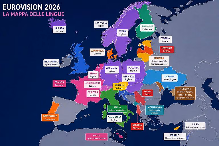 La mappa delle lingue